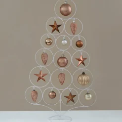 12 Christmas Stars 10cm Bronze