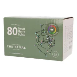 80 LED Bulb Light String | Indoor & Outdoor | Subtly Changing Colors | 13m | IP44