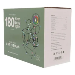 180 LED Bulb Light String | Indoor & Outdoor | Subtly Changing Colors | 23m | IP44