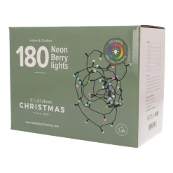 180 LED Bulb Light String | Indoor & Outdoor | Subtly Changing Colors | 23m | IP44
