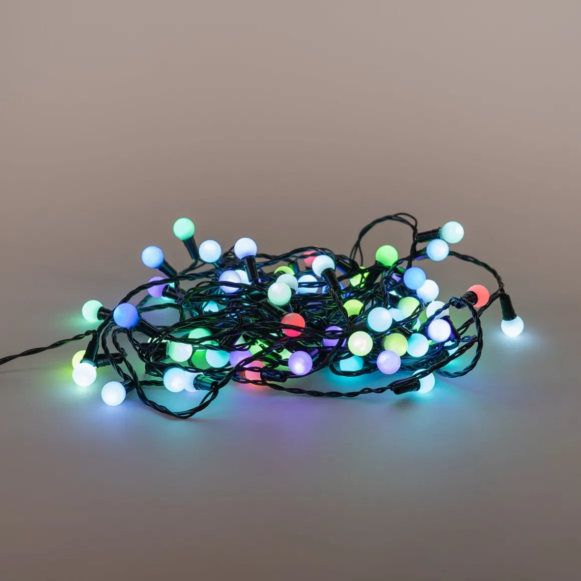 240 LED Bulb Light String | Indoor & Outdoor | Subtly Changing Colors | 29m | IP44
