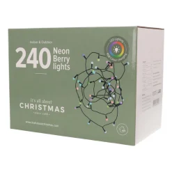 240 LED Bulb Light String | Indoor & Outdoor | Subtly Changing Colors | 29m | IP44
