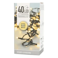 40 LED Light Chain | Extra Warm White | Indoor & Outdoor Use