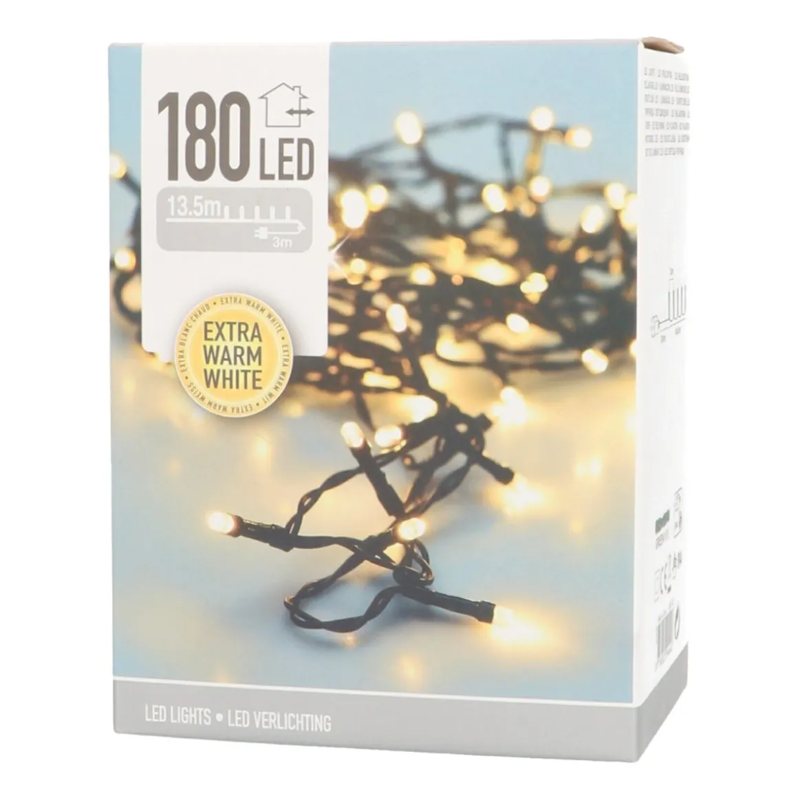 180 LED Light Chain | Extra Warm White | Indoor & Outdoor Use