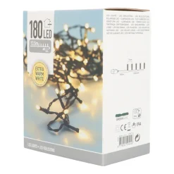 180 LED Light Chain | Extra Warm White | Indoor & Outdoor Use
