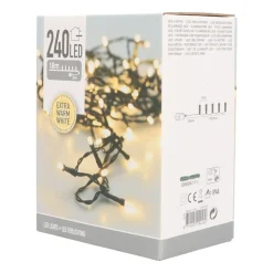 240 LED Light Chain | Extra Warm White | Indoor & Outdoor Use
