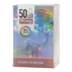 50 LED Light Chain | Multicolour | Battery Operated | Indoor Use