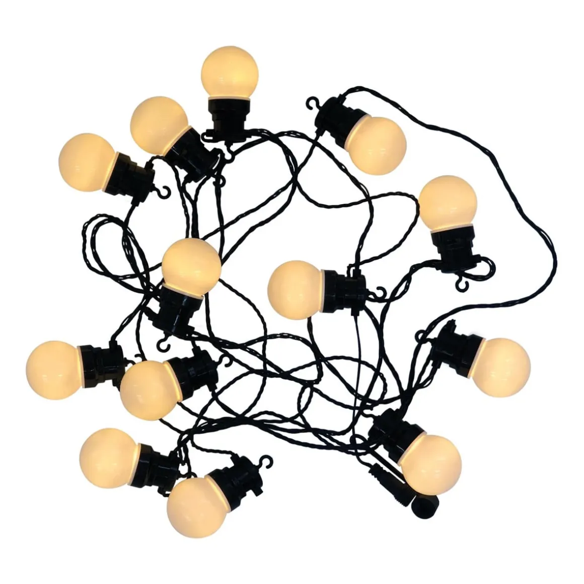 10 LED Light Chain | Warm White Light | Timer | Indoor & Outdoor Use | 4.5 M