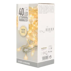 40 LED Light Chain | Warm White | Indoor & Outdoor Use
