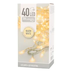 40 LED Light Chain | Warm White | Indoor & Outdoor Use