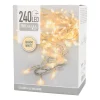 240 LED Light Chain | Warm White | Indoor & Outdoor Use