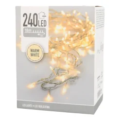 240 LED Light Chain | Warm White | Indoor & Outdoor Use