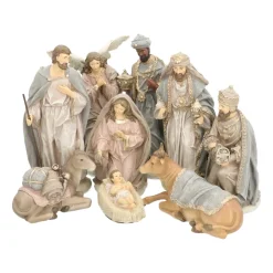 9 Luxurious Nativity Figures 30 Cm Grey