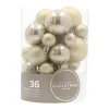 36 Pack Champagne Mini Shatterproof Baubles