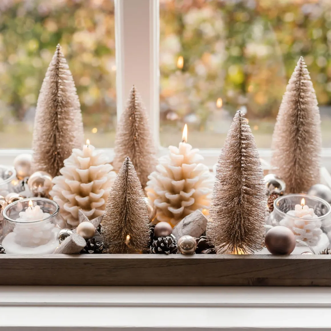 36 Pack Home Sweet Home Mix Mini Shatterproof Baubles