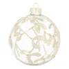 Airy Transparent Bauble With Hand-painted Design