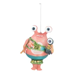 Alien Monster Christmas Ornament | Glass | Multi | 12cm