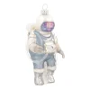 Astronaut Christmas Ornament | Glass | Silver | 14cm