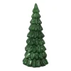 Atmospheric Deep Green LED Christmas Tree With Embossed Design