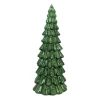 Atmospheric Deep Green LED Christmas Tree With Embossed Design