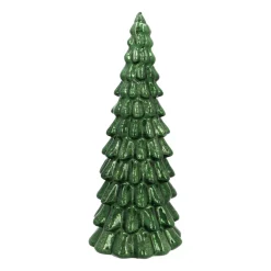 Atmospheric Deep Green LED Christmas Tree With Embossed Design