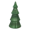 Atmospheric Deep Green LED Christmas Tree With Layered Design
