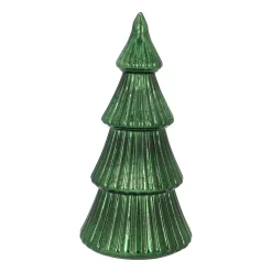 Atmospheric Deep Green LED Christmas Tree With Layered Design
