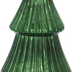 Atmospheric Deep Green LED Christmas Tree With Layered Design