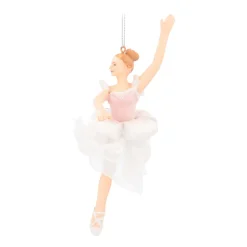 Ballerina Ornament | Pink | Polyresin | 16cm