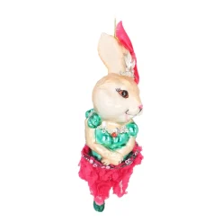 Ballerina Rabbit Ornament For A Dancing Theme