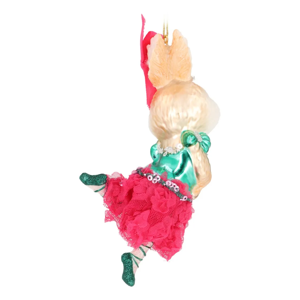 Ballerina Rabbit Ornament For A Dancing Theme