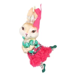 Ballerina Rabbit Ornament For A Dancing Theme