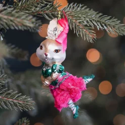 Ballerina Rabbit Ornament For A Dancing Theme