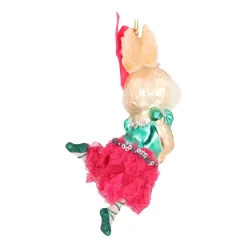 Ballerina Rabbit Ornament For A Dancing Theme