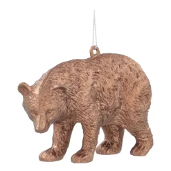 Bear Christmas Ornament | Bronze | 12 Cm