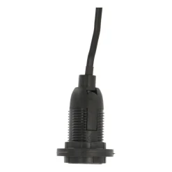 Black Cable For Paper Star Lantern E14 Socket 3,5 M