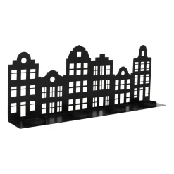 Black Canal House For Tealights