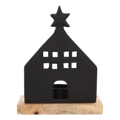 Black House For Cozy Tealights