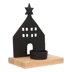 Black House For Cozy Tealights