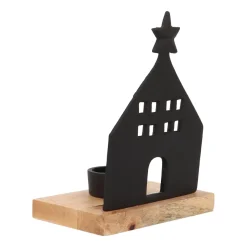 Black House For Cozy Tealights