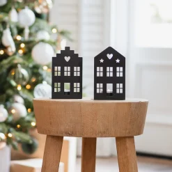 Black House With Tealight Holder