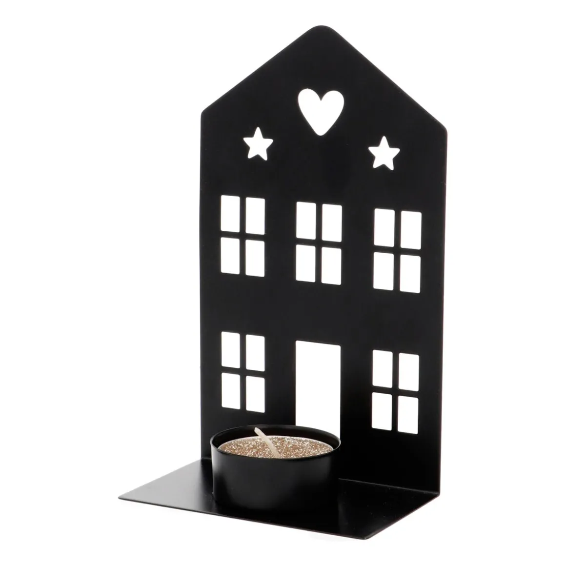 Black House With Tealight Holder