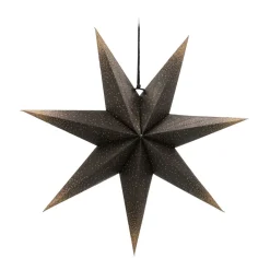 Black Paper Star Lantern 45 Cm