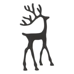 Black Reindeer With Elegant Antlers