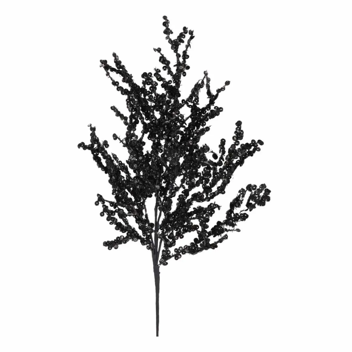 Black Shimmery Sequin Branch | 43 Cm