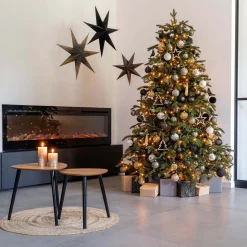 Black Velvet Paper Star Lantern 60 Cm