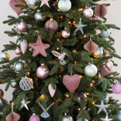 Box Of 44 Baubles Romantic Mix | Glass | 5-8 Cm