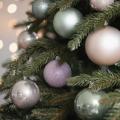 Box Of 44 Baubles Romantic Mix | Shatterproof | 5-8 Cm