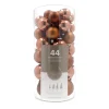Box Of 44 Bronze Baubles | Shatterproof | 5-8 Cm