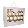 Box Of 44 Champagne Baubles | Glass | 5-8 Cm